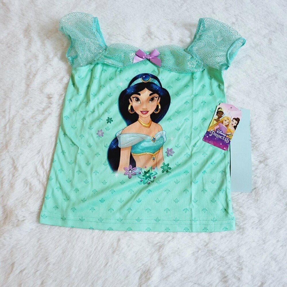 Disney's Jasmine Girls Top & Bottoms Pajama Set 4KIDC-M - Picture 3 of 8